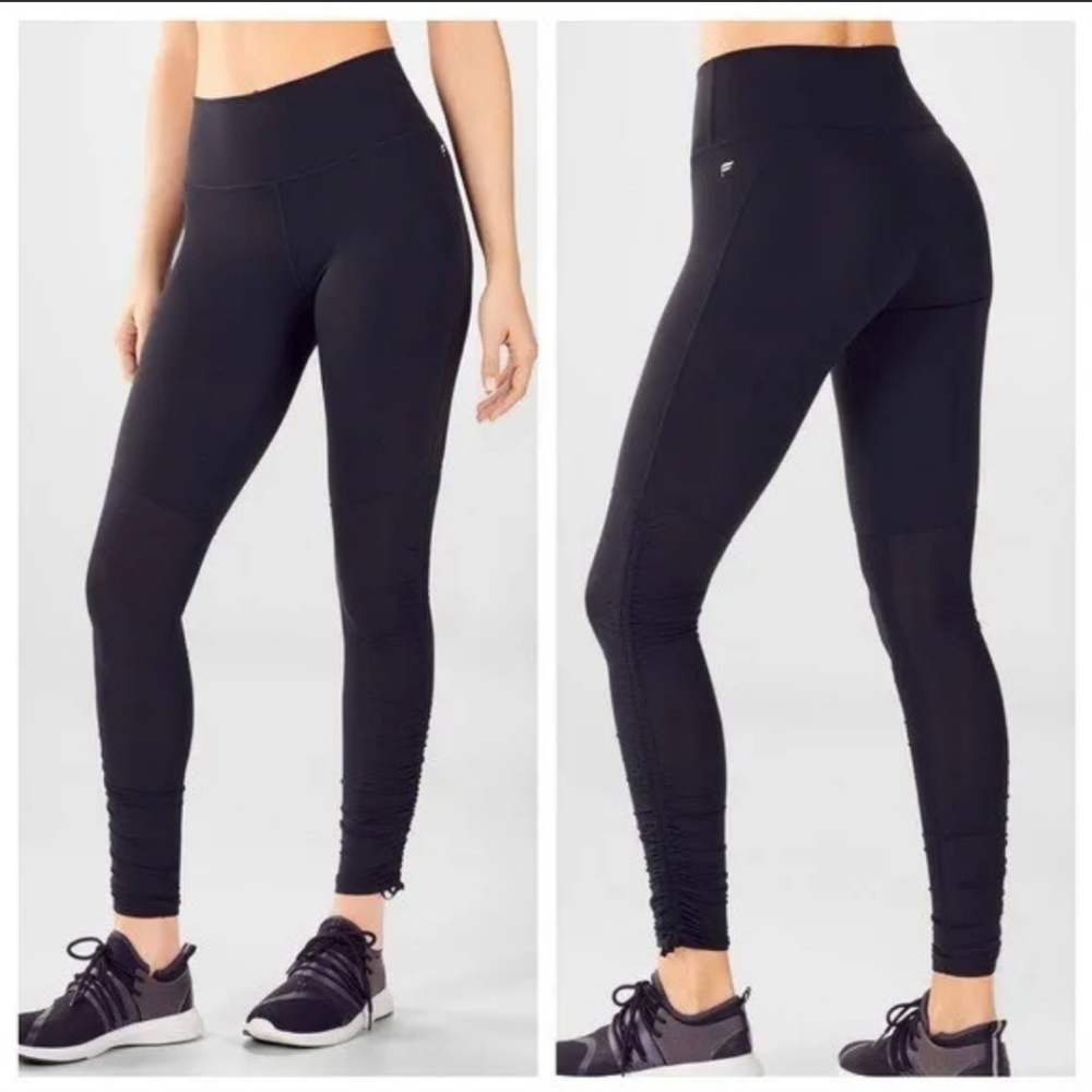 Fabletics Cashel Foldover Powerform Purelux cinched leg leggings Size 4x